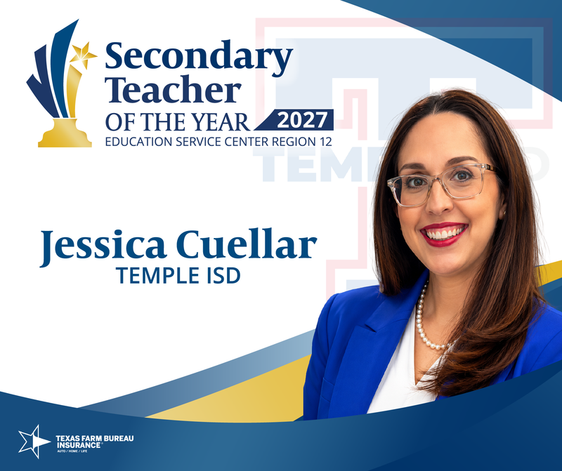 Secondary Teacher of the Year graphic