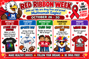 Red Ribbon Week spirit days