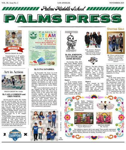 Palms Press Volume 3 Number 2
