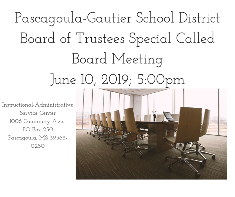 PGSD Special Called Meeting