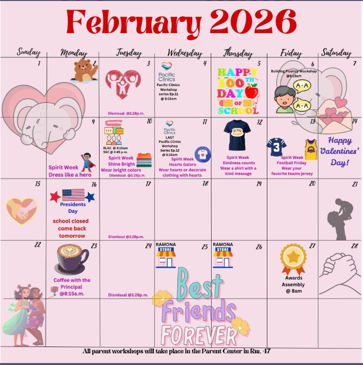 February Calendar
