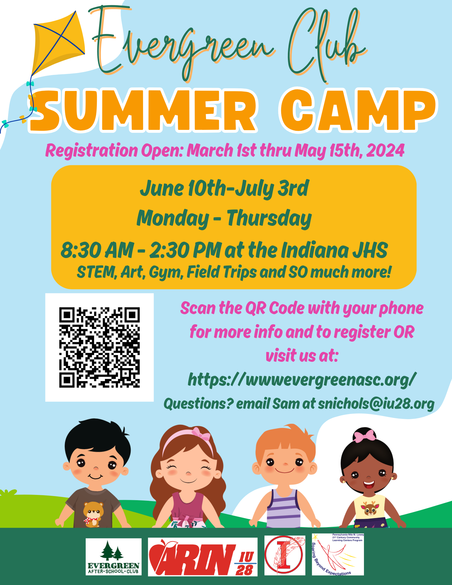 Sign Up For Evergreen Summer Camp Before May 15th Indiana Area