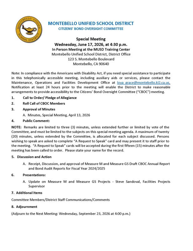CBOC Meeting Agenda Document