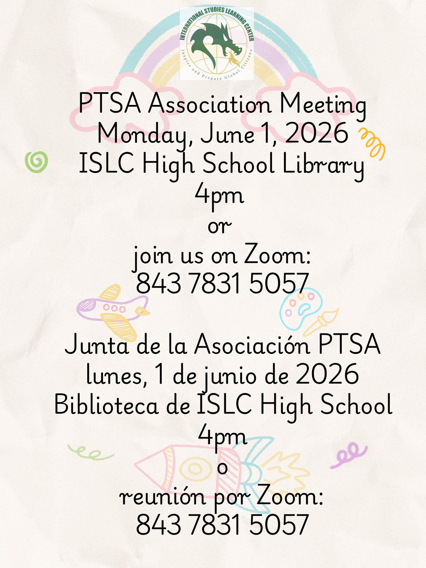 PTSA Association Meeting 