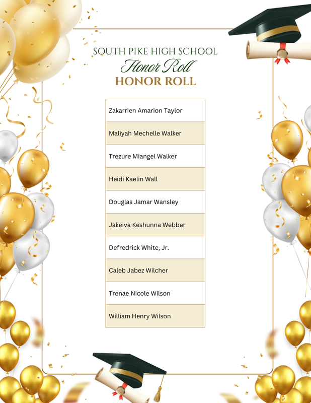 spsd 2025-2026 honor roll