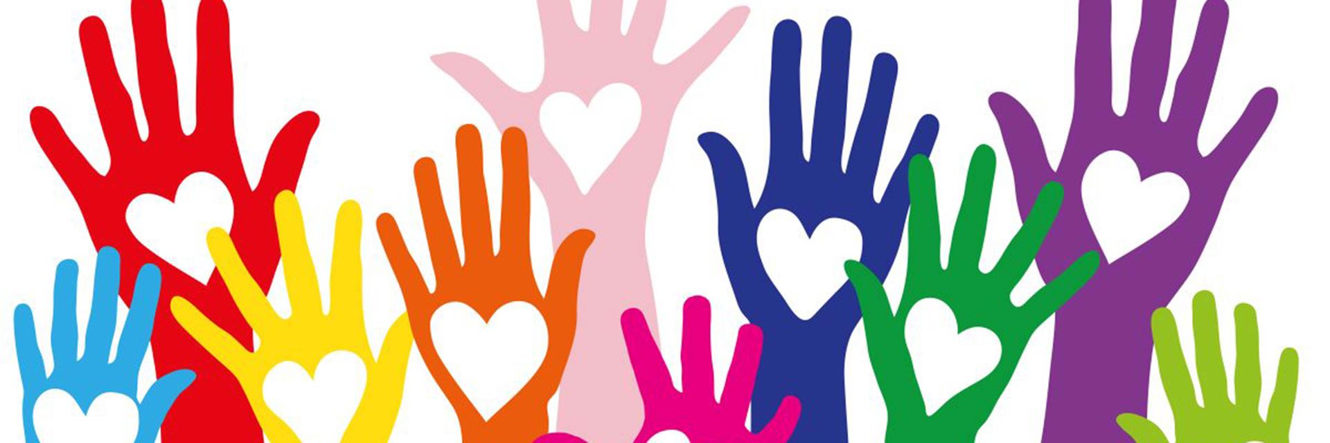 Hands with hearts
