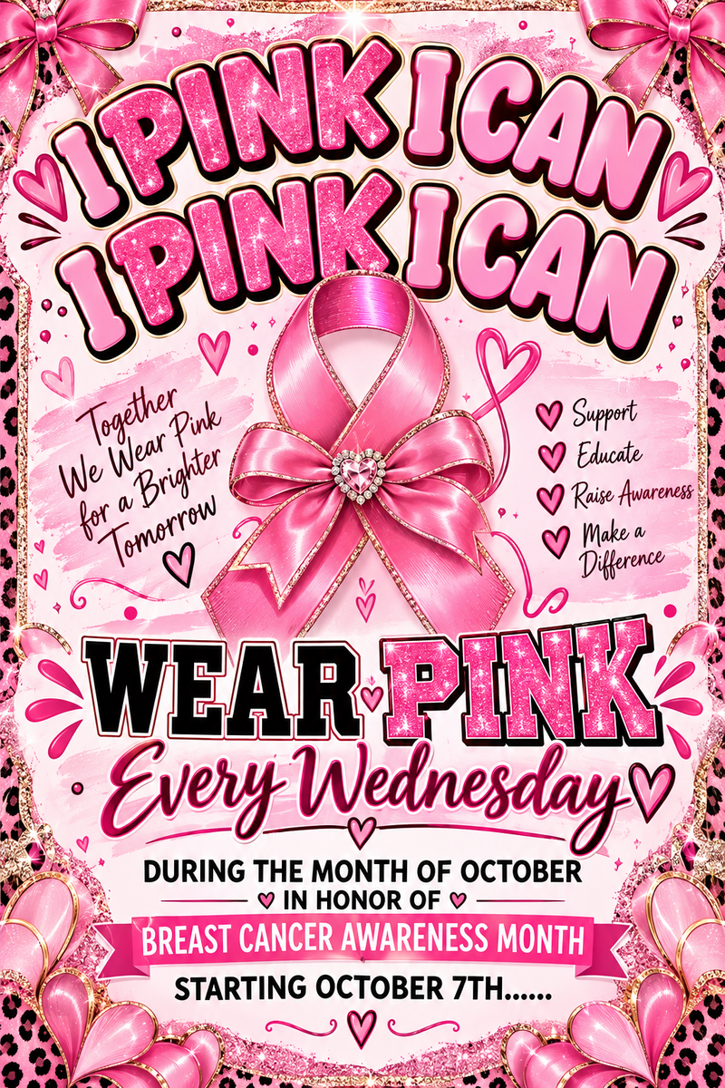 Pink Every Wednesday for the Month of October Thumbnail Image