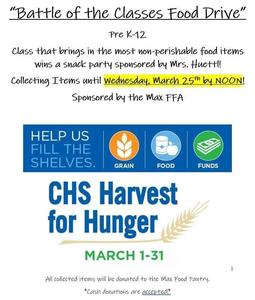 CHS Harvest for Hunger