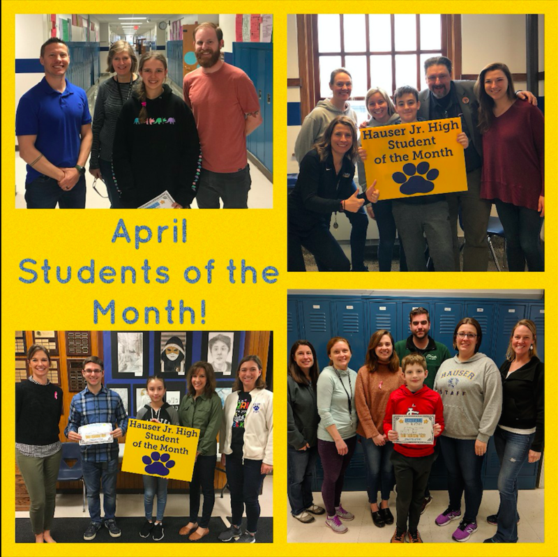 April Students of the Month! Featured Photo