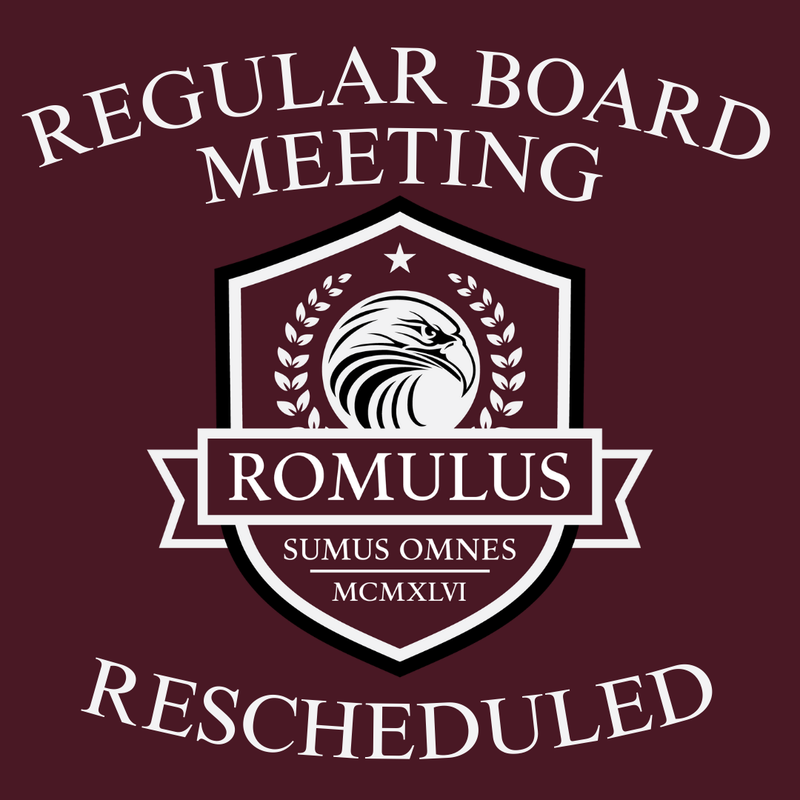 Rescheduled Meeting