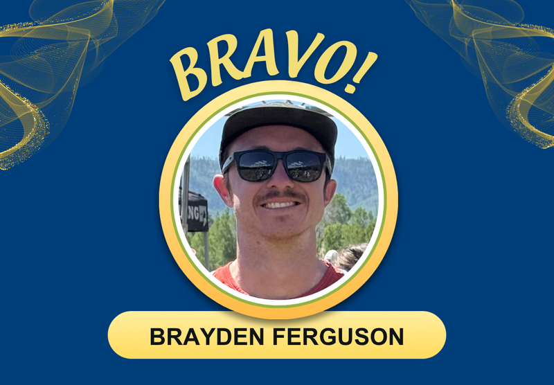 Bravo! Award winner Brayden Ferguson
