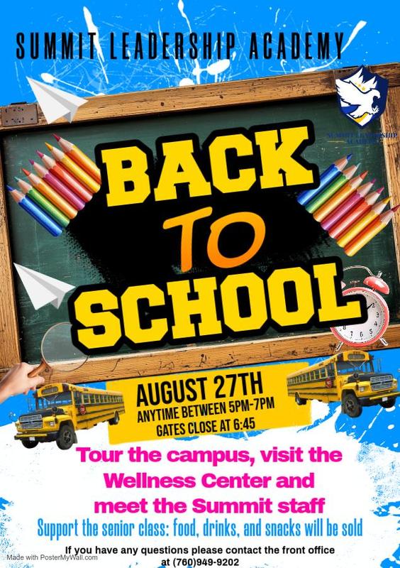 Back 2 School Night