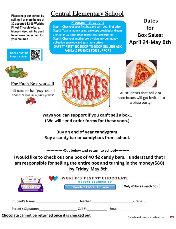 Candy Bar Fundraiser