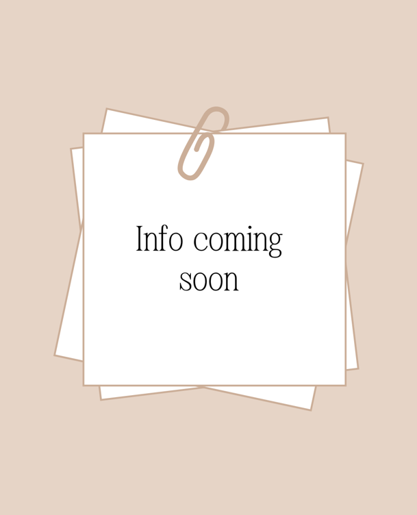 info coming soon 