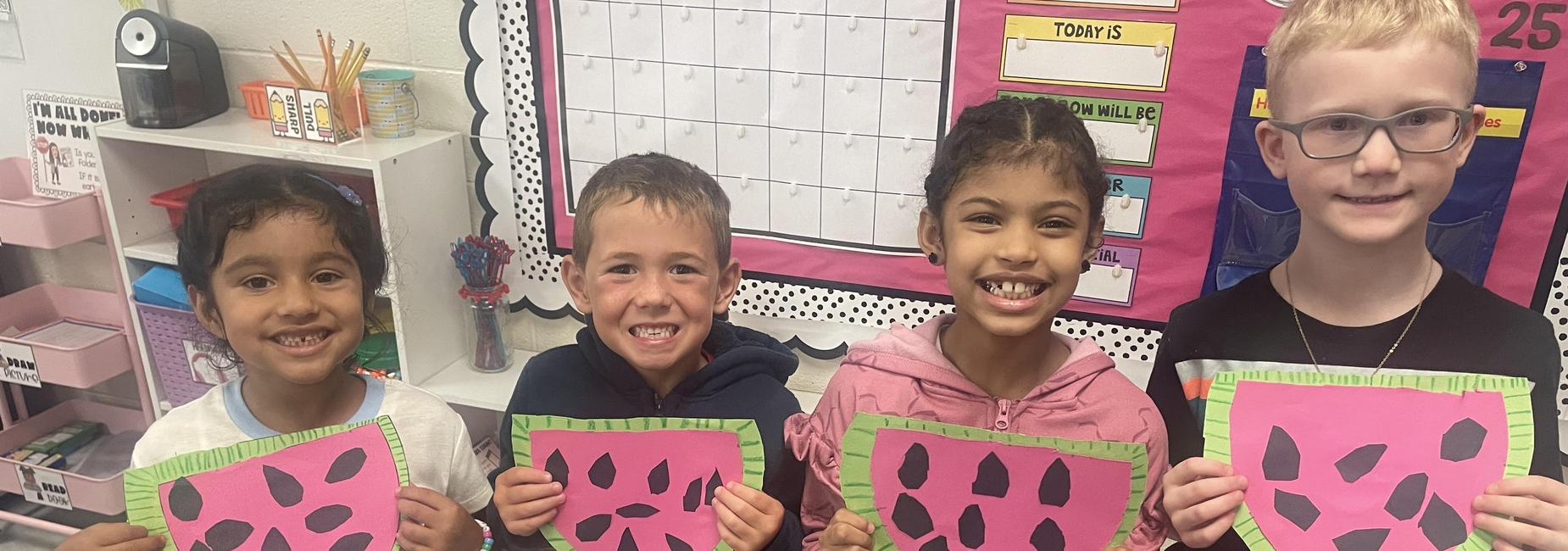 First grade on the first day of school