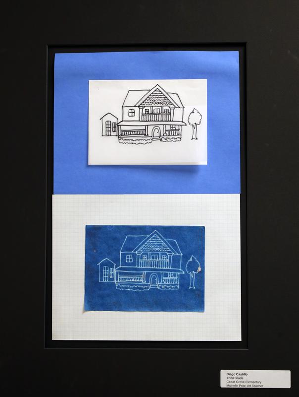 Student artwork on display