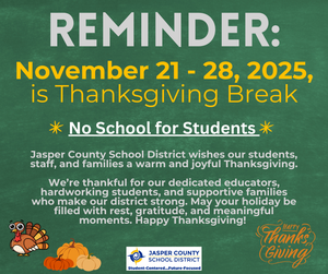 Early Dismissal Reminder - Thanksgiving - English.png