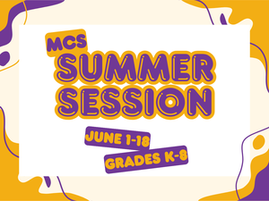 promo graphic - MCS summer session 2026