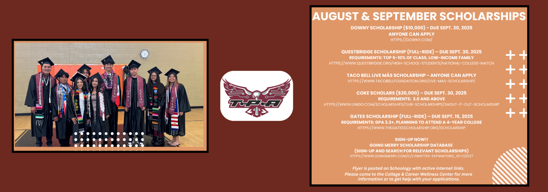 TPA - August and September Scholarships 2025