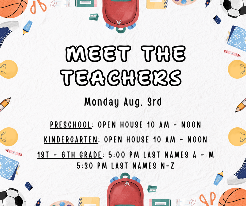 Meet the Teacher Aug. 3rd Featured Photo