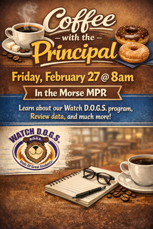 Coffee with the Principal: February 27, 2026 at 8:00 AM