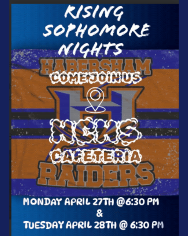 Rising Sophomore Night at HCHS