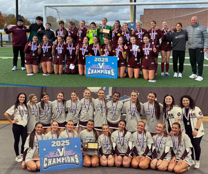 2025 Section V Champions in Girls Soccer and Cheerleading! Featured Photo