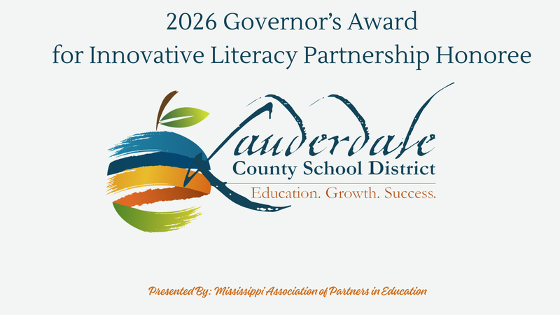 LCSD Governor's Award for Innovative Literacy Partnership Honor Graphic