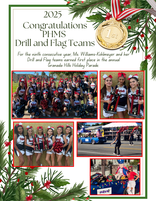 First place at the Granada Hills Holiday Parade.