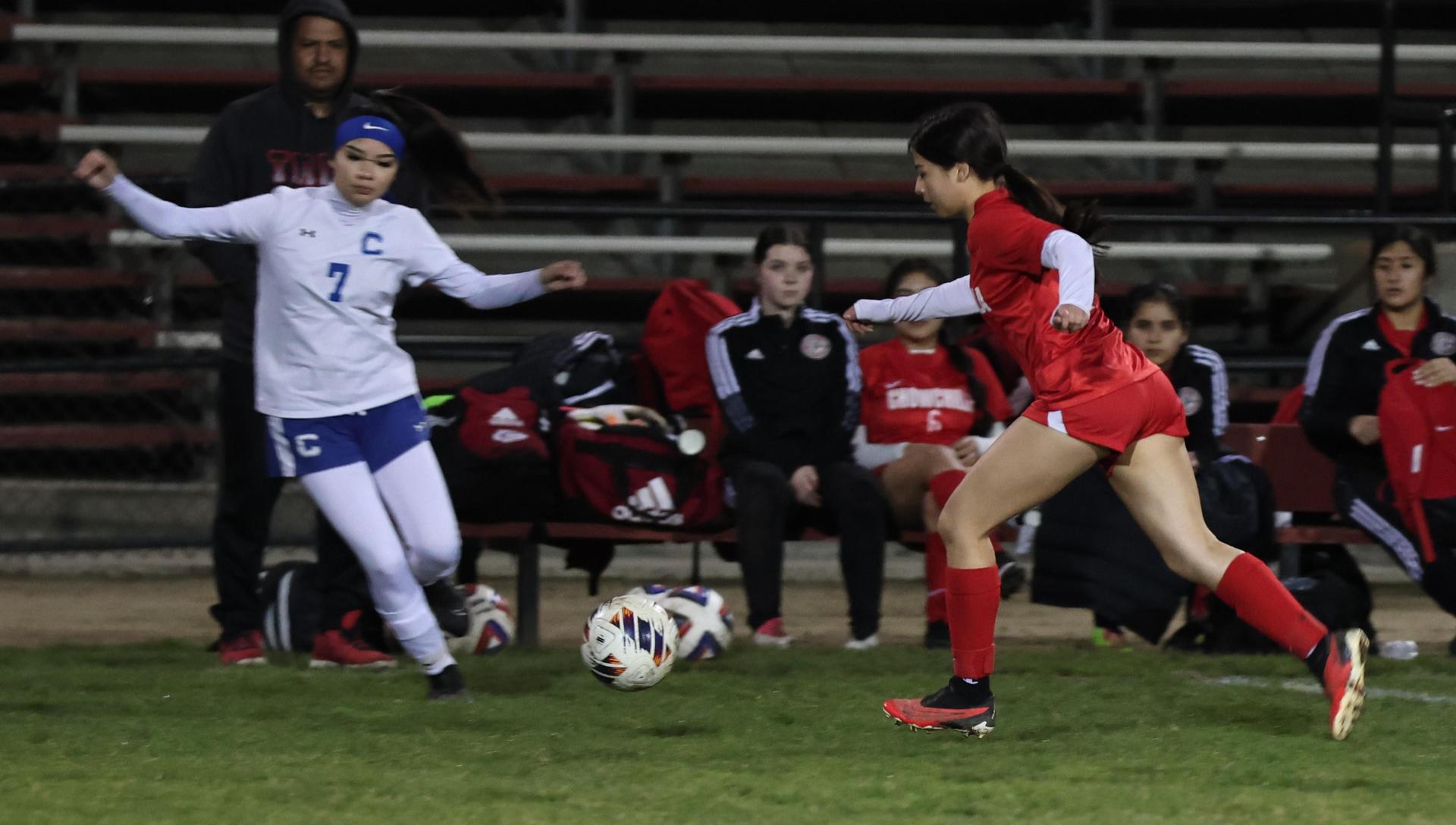 Varsity Girls Soccer vs. Caruthers
