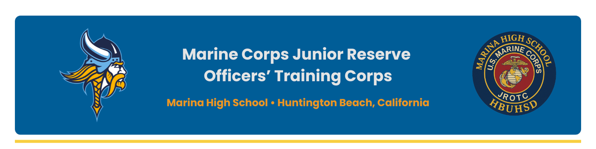Marina High School Marine Corps Junior Reserve Officers’ Training Corps