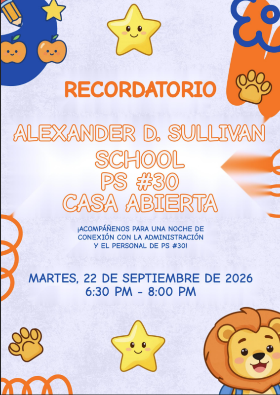 Open House Spanish
