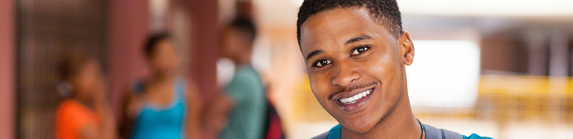 young man smiling