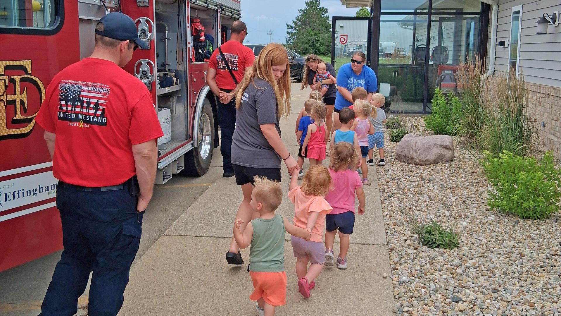 Visit from the Fire Department