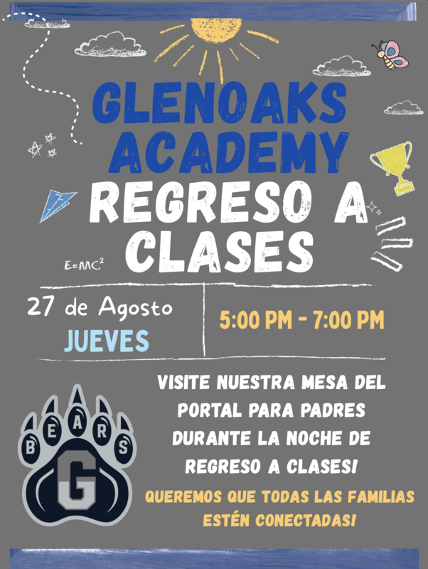 Back to School Night Flyer Spanish