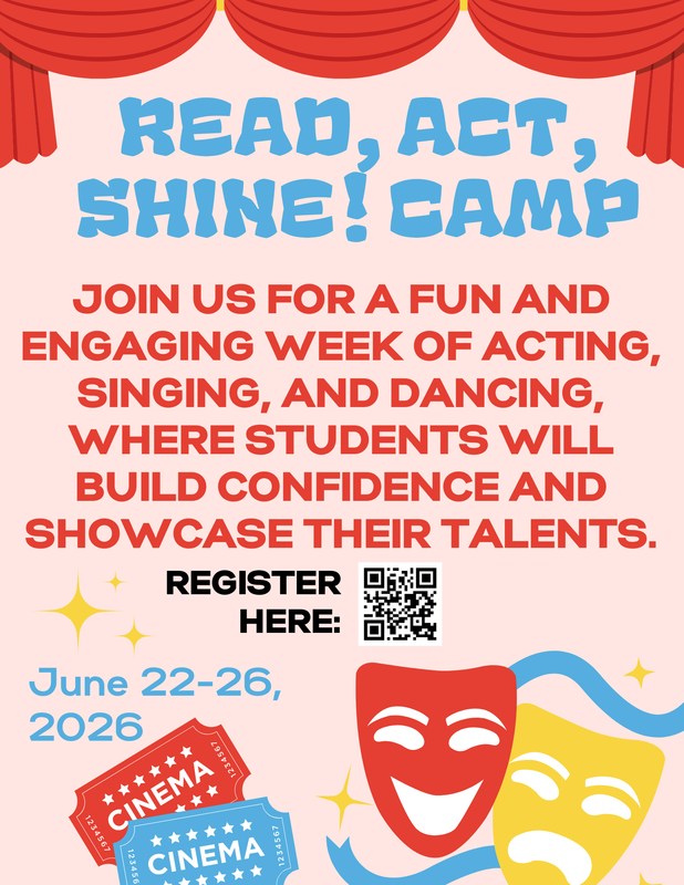 flier - MCS Summer Theater Camp 2026
