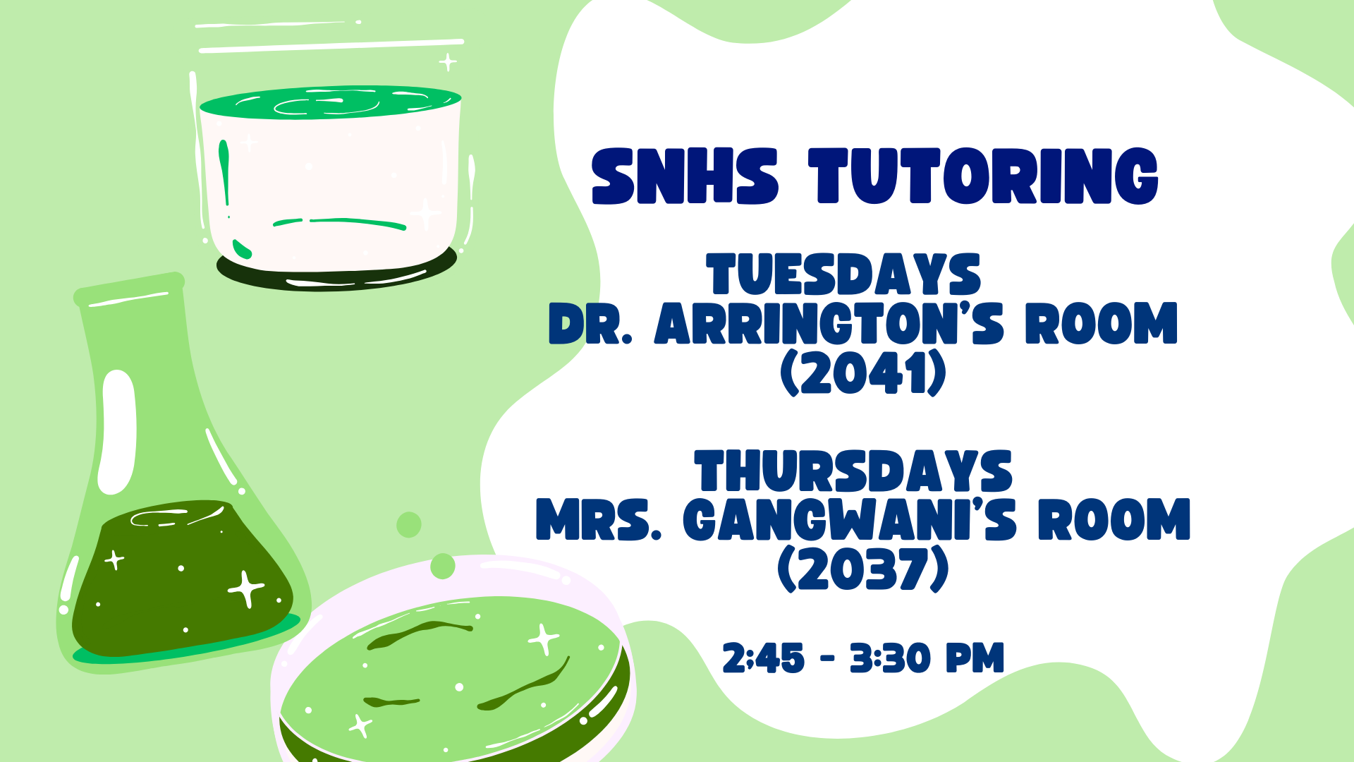 Science Tutoring!
