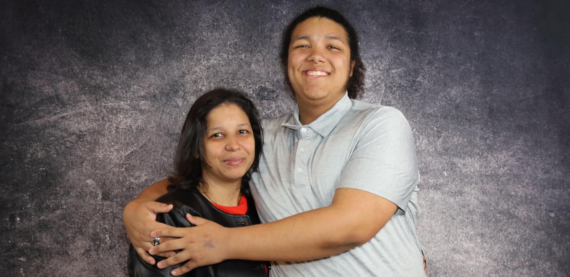 Senior Ring Ceremony Family Photo