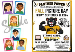 RCES Fall Picture Day Flyer