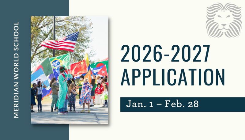 Apply for the lottery Jan. 1 - Feb. 28! Students hold flags from around the world