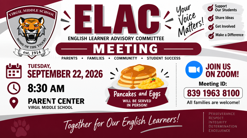 ELAC Election Reminder