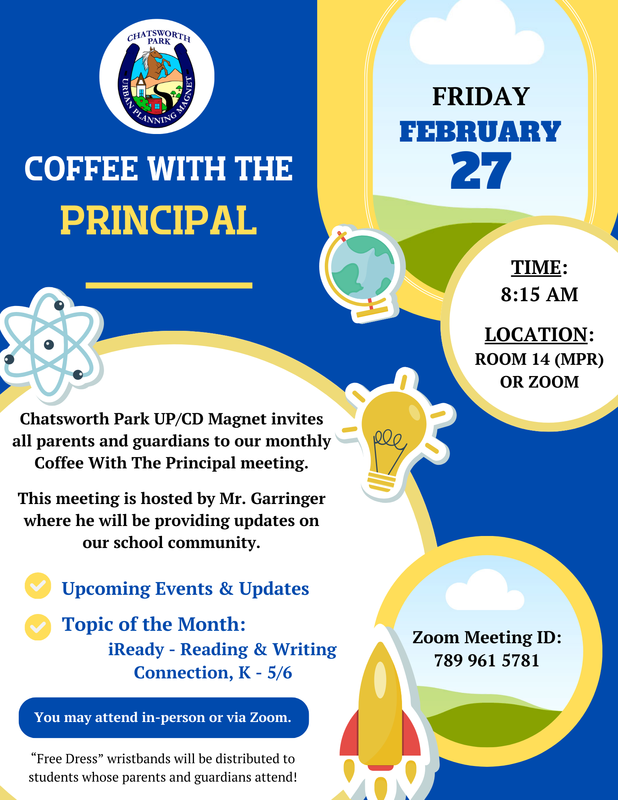 Coffee With The Principal Flyer - 02.27.2026