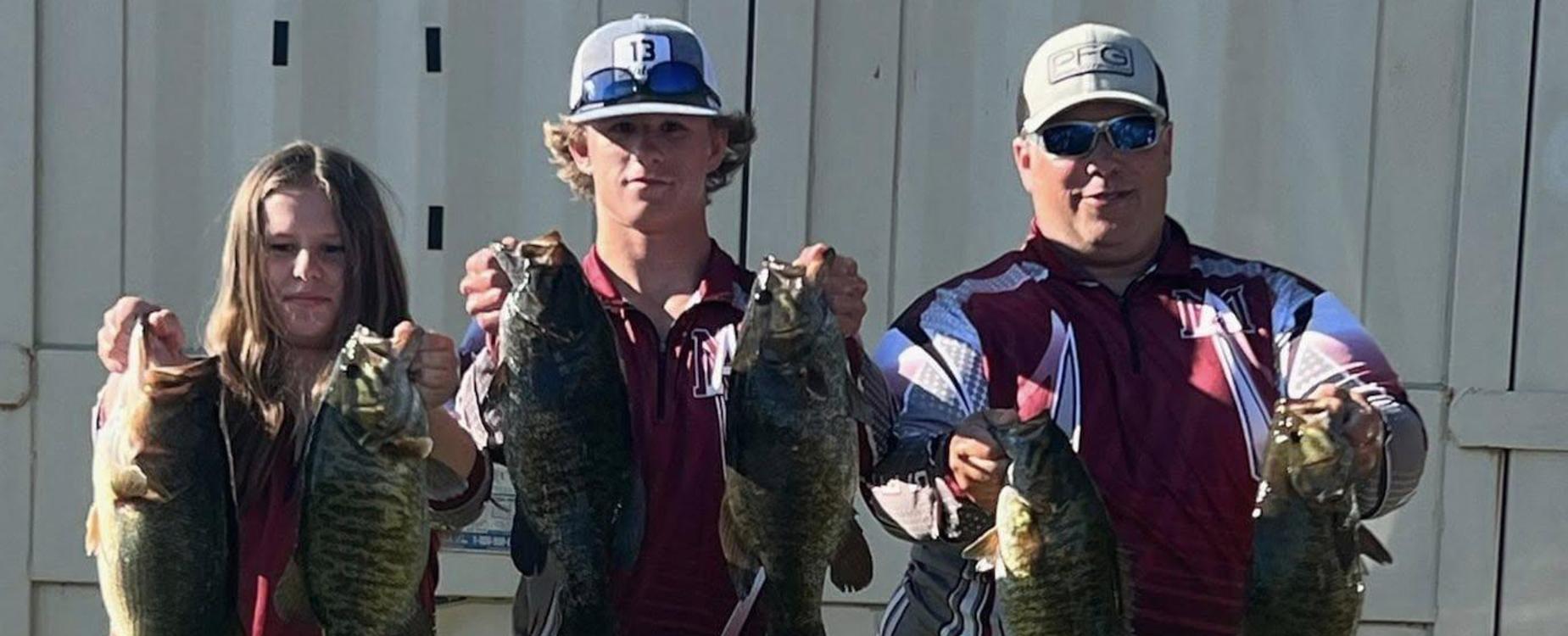 Catch of the day-fishing team