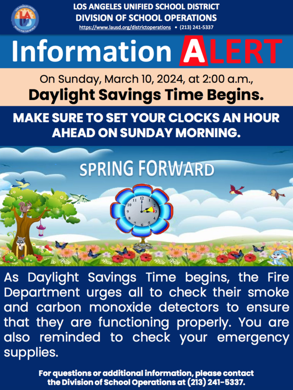 Daylight Savings Time Begins
