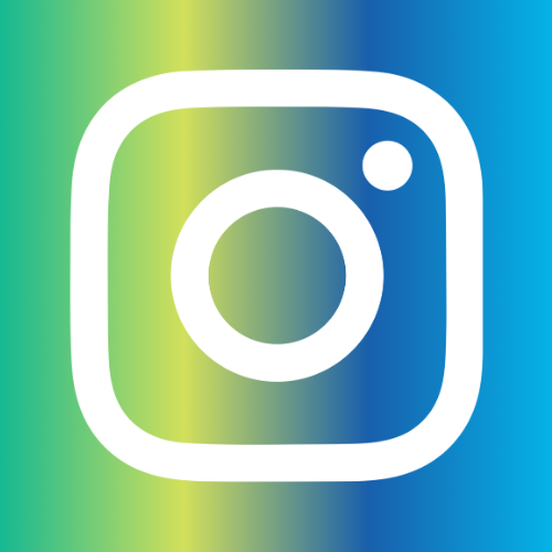 Instagram logo with Poway CTE colors