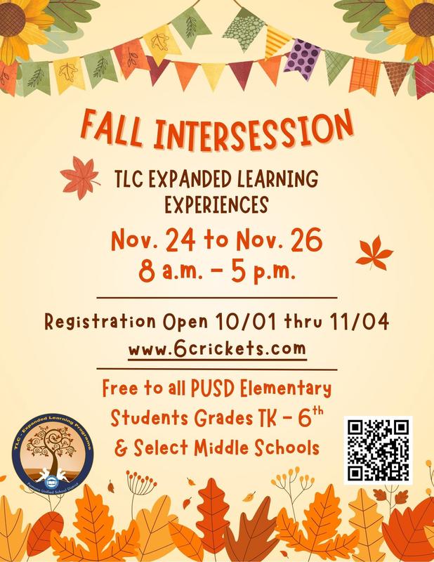 Fall Intersession Registration Opening October 1