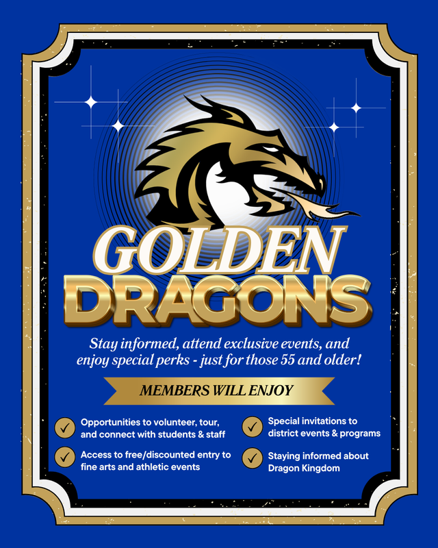 Golden Dragons Membership Flyer