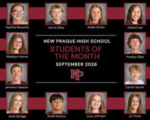 September Student of the Month