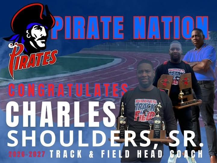 Join us in celebrating our new Track & Field Head Coach, Charles Shoulders, Sr.!