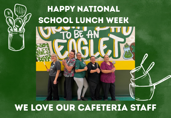 National School Lunch week cafeteria staff